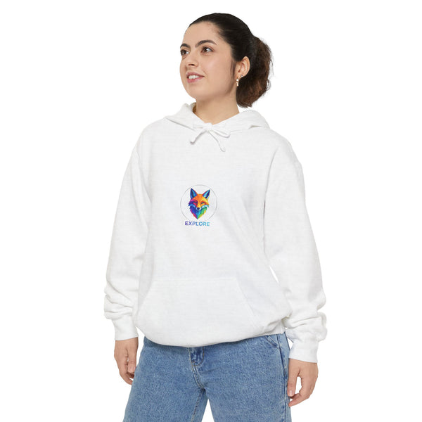 Colorful Fox Graphic Unisex Hoodie - Cozy Apparel for Animal Lovers