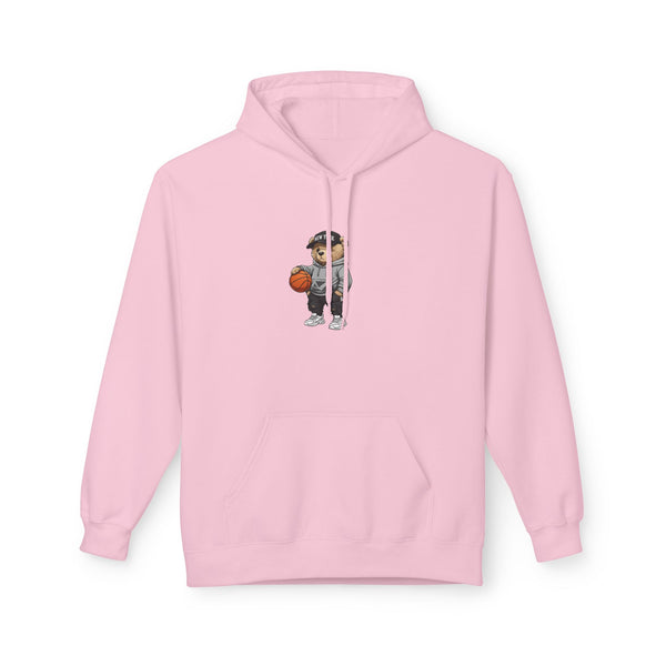 Basketball Raven Hoodie – Cute Raven Holding Basketball Graphic Hoodie